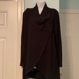 Way cuter than in pictures. Wrap sweater. Can be dressy